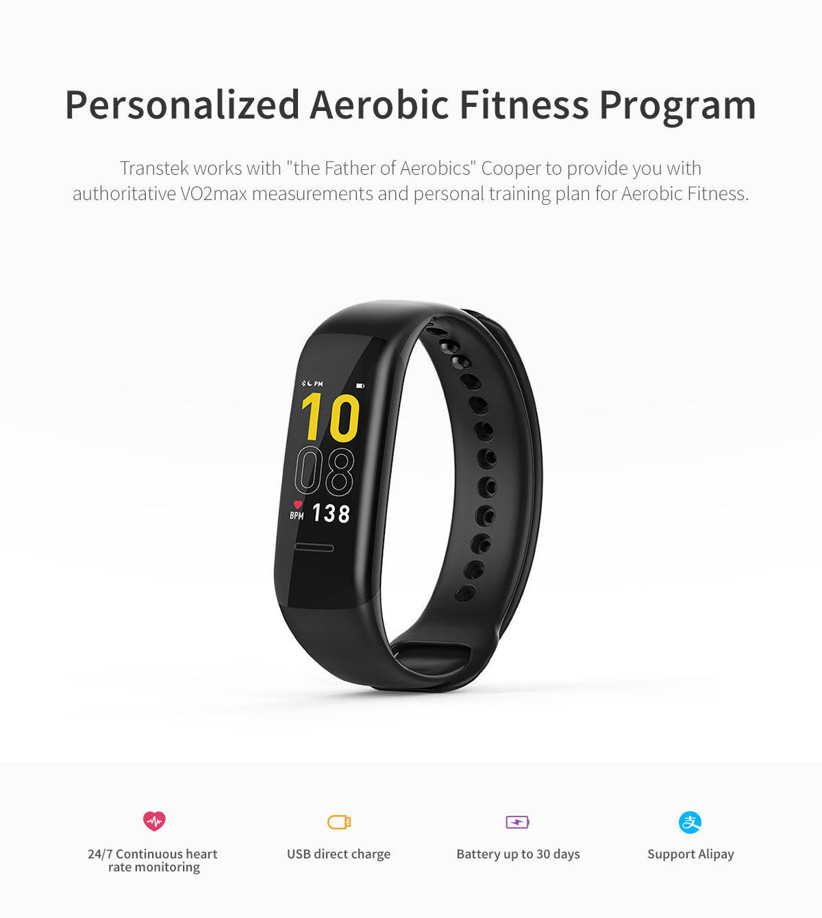 Fitness Band With Heart Rate Monitor