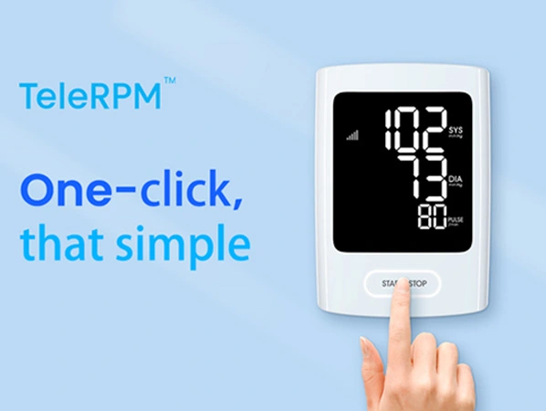 Simplifying Health Monitoring: One-Click Design Blood Pressure Monitor for  User-Friendly Experience